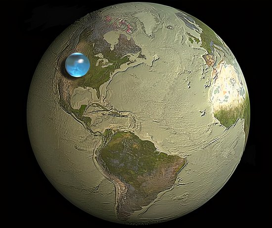 <em>水</em>为什么没有全部渗入地下，而是留在了地表，难道<em>地球</em>也防水？
