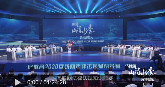 <em>安徽省</em>2020互联网法律法规知识竞赛总决赛