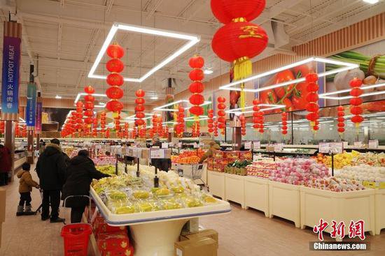 多伦多华人<em>超市</em>新春气氛渐浓