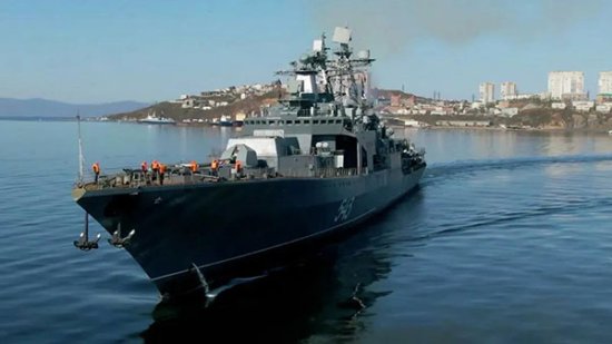 俄罗斯海军无畏级反潜舰改造后归建 专家：助力俄太平洋舰队作战...