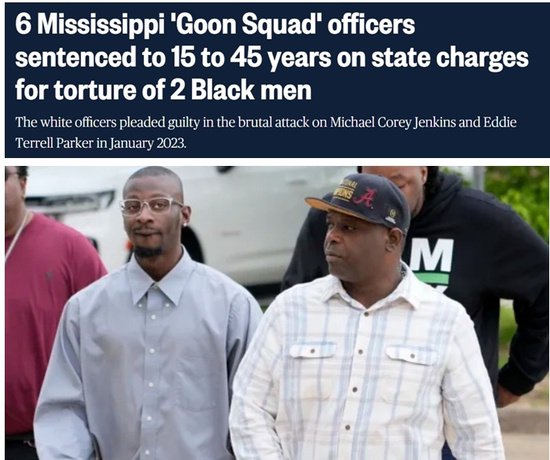 因虐待非洲裔 自称“暴徒小队”的美国前警察<em>被判</em>重刑！