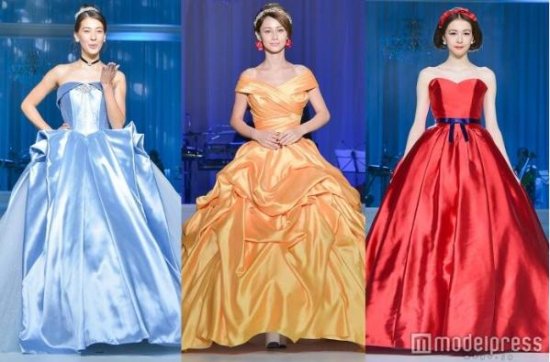 日本品牌KURAUDIA联手迪士尼推出公主造型<em>婚纱</em>