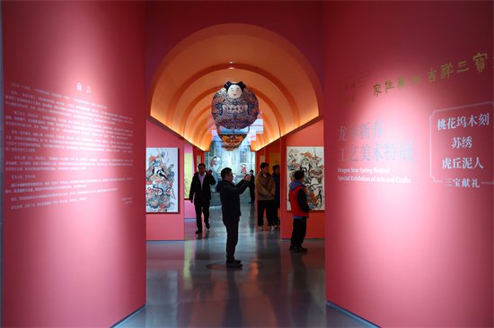 “三宝献礼” 龙年新春工艺美术特展在苏州美术馆启幕
