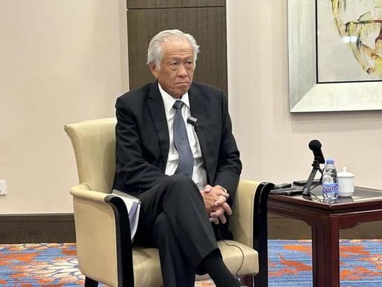 中新联演变多是否表示走的更近？新加坡国防部长回应