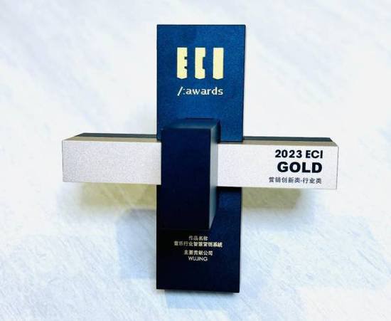 2023 ECI Awards艾奇奖揭晓（吴婧）荣获<em>营销</em>创新类-行业类金奖