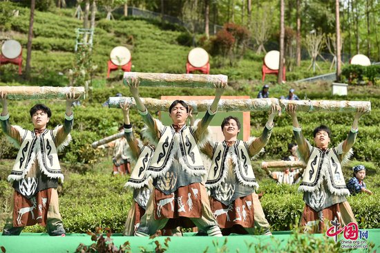 第二届汶川之南有好茶——“盘龙茶礼”群众民俗活动开幕