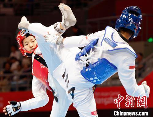 杭州亚运会跆拳道项目产生三金 中国队获1金1银1铜