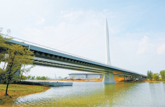 <em>长治</em>：神农湖大桥建设有序推进中