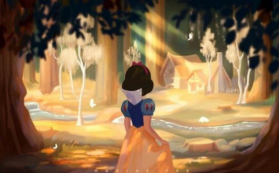 迪士尼<em>公主</em>们宿命中的地方，艾莎眼前是雪山，仙蒂是长裙和城堡