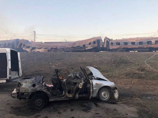 俄国防部确认袭击乌克兰小镇火车站，称<em>导弹命中</em>一军用列车