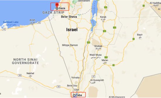 外媒：埃及与以色列接壤的边境城市塔巴“遭导弹袭击”