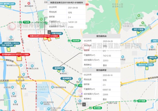 将出让的杭州土地中 有9个板块新房限价变化了