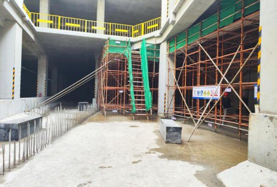 天津地铁4号线北段工程土建2标柴楼站北基坑主体结构顺利通过...