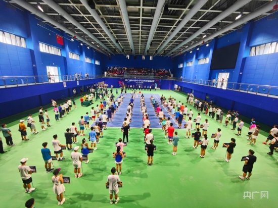 2022年第九届中国<em>中学生</em>网球锦标赛在<em>江西</em>庐山西海开幕