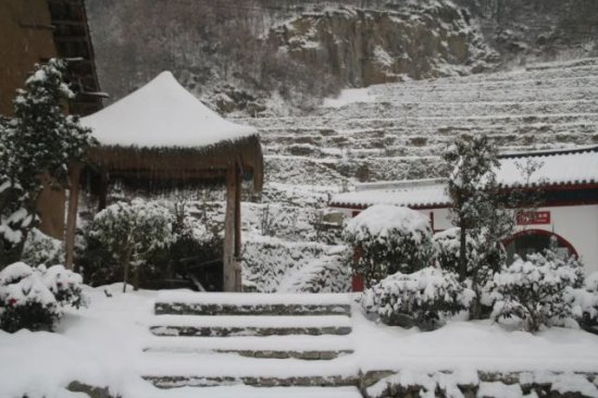 天宝梯彩农园冬雪如约而至，快去赏雪玩雪嗨起来！