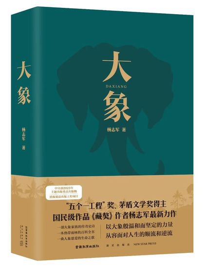 新星出版社推出茅盾文学奖获奖作家杨志军新作《大象》