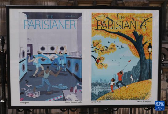 “巴黎城里的体育运动”主题海报展亮相街头