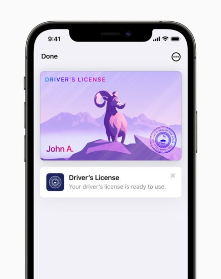 <em>苹果美国官网</em>更新：iOS 15 2022年初将支持添加驾驶证和身份...