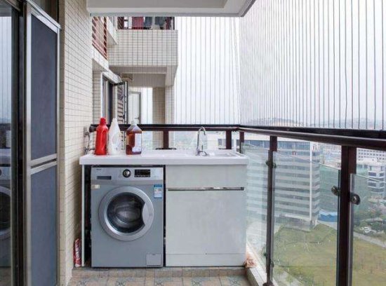 阳台<em>安装</em>洗衣机加这个东西，入住就知有多实用，不得不感叹聪明