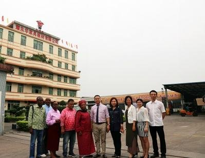 加蓬-中国友好协会代表团到访广东耀东华集团
