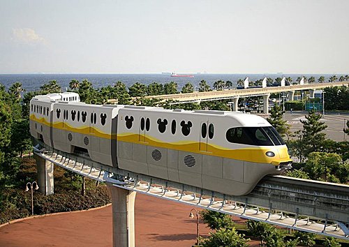 窗户和手拉环都是米奇！东京迪士尼全新列车2020年上路
