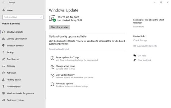 微软已修复Windows 10 21H1的<em>蓝屏</em>/崩溃故障