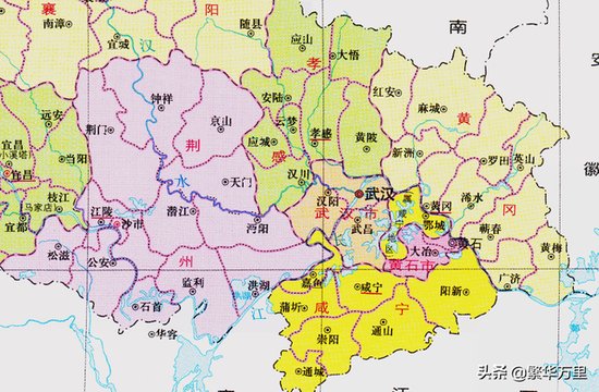 湖北省的区划变动，12个地级市之一，<em>孝感市</em>为何有7个区县？