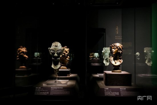 “青铜之光：三星堆与罗丹的超时空对话”特展在上海大学博物馆...