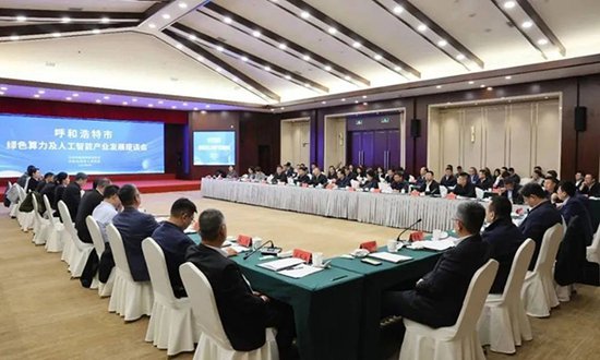 新华三刘新民出席呼和浩特市绿色算力及人工智能产业发展座谈会