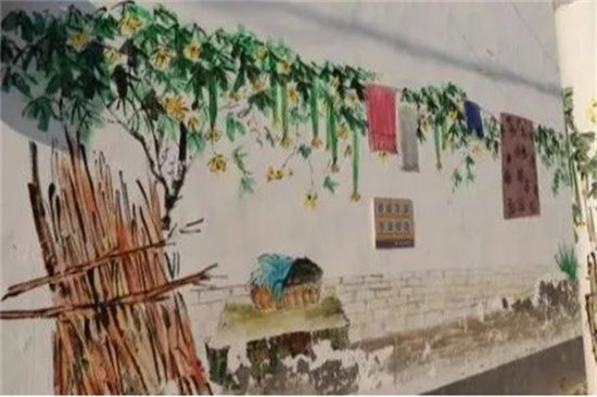 河南濮阳县：“诗画”乡村墙 绘就“乡土中国”